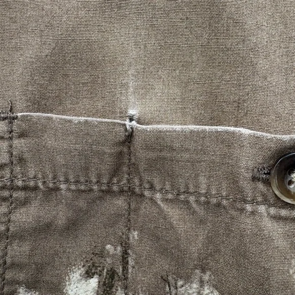 Cabela’s Outfitters Series Deer Hunting Print Button Shirt Mens L Brown Outdoors - Picture 12 of 13